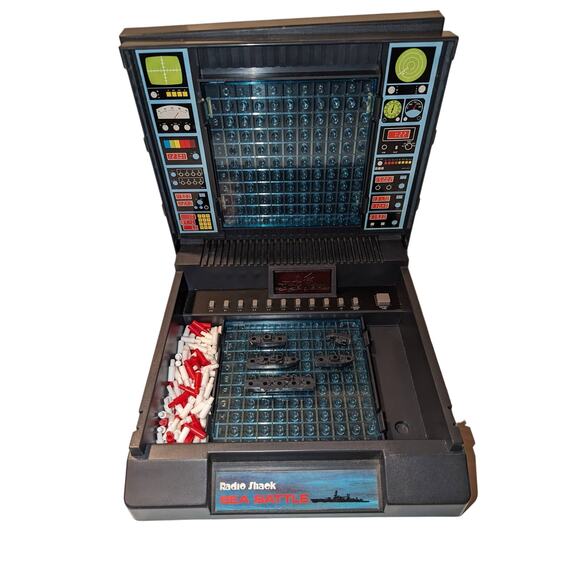 Vintage 1987 Radio Shack's Electronic Sea Battle Cat 60-2193 100% Complete - Picture 2 of 9